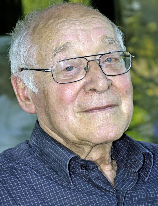 Siegfried Frhlich feiert heute seinen 85. Geburtstag.   | Foto: g. Diehl