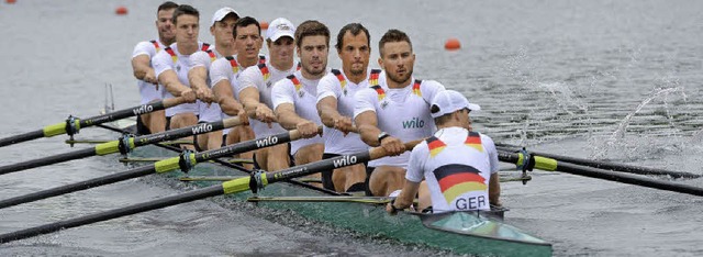 Trainiert derzeit auf dem Rhein bei Br...r Achter des Deutschen Ruderverbandes   | Foto: Archivfotos: Detlev Seyb