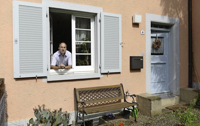 Einst ging hier Kthe Vordtriede ein u...tzt will Jrgen Lang an sie erinnern.   | Foto: ingo schneider