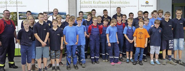 Ein Besuch bei Energiedienst gehrte zum Programm des Jugendlagers.   | Foto: ZVG