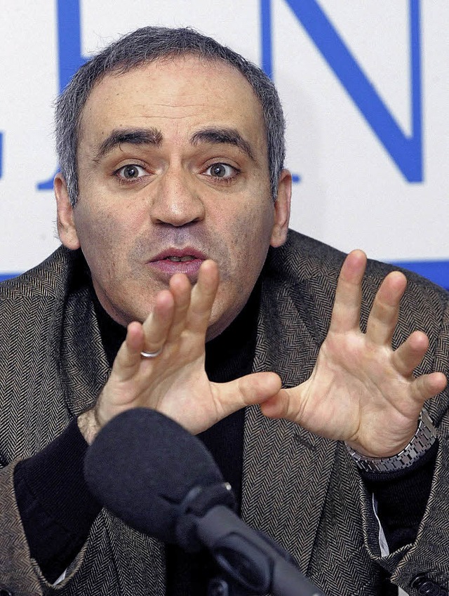 Unermdlicher Kmpfer: Garri Kasparow  | Foto: dpa