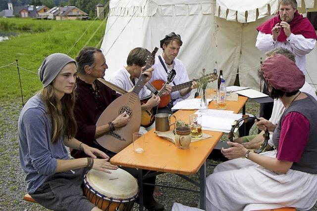 Am Steinmattensee beim Lagerhock war's fast wie 1633