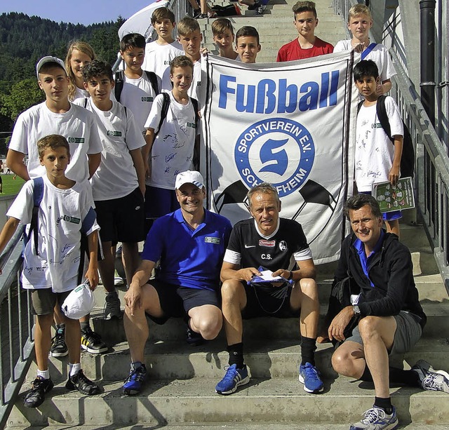 Die C-Jugend des SV Schopfheim war beg...tschin C-Jugendspieler  SV Schopfheim.  | Foto: privat