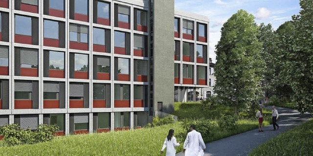 Das Kantonsspital Aarau  investiert in...n Bau in diesen Tagen begonnen wird .   | Foto: ZVG