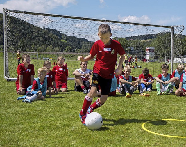 SC Freiburg &#8222;Fchslecamp&#8220; im Elzacher Domne-Stadion.   | Foto: Daniel Fleig