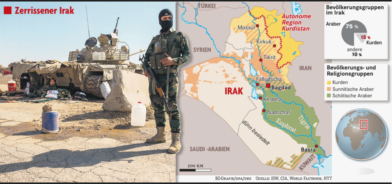 Krise Im Irak Boses Erwachen In Kurdistan Ausland Badische Zeitung