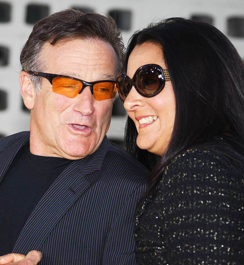 2007: Robin Williams mit seiner damalige Frau Marsha Garces. Williams war drei mal verheiratet.