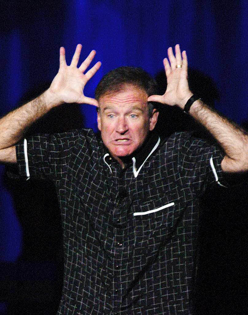 2014: Robin Williams auf der Bhne.