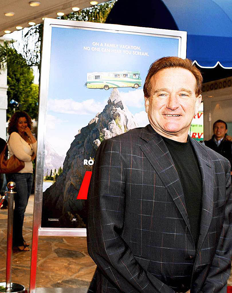 2006: Robin Williams bei der Premiere von „Die Chaoscamper“