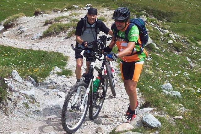 Fotos: Lahrer Gruppe berquert mit dem Mountainbike die Alpen