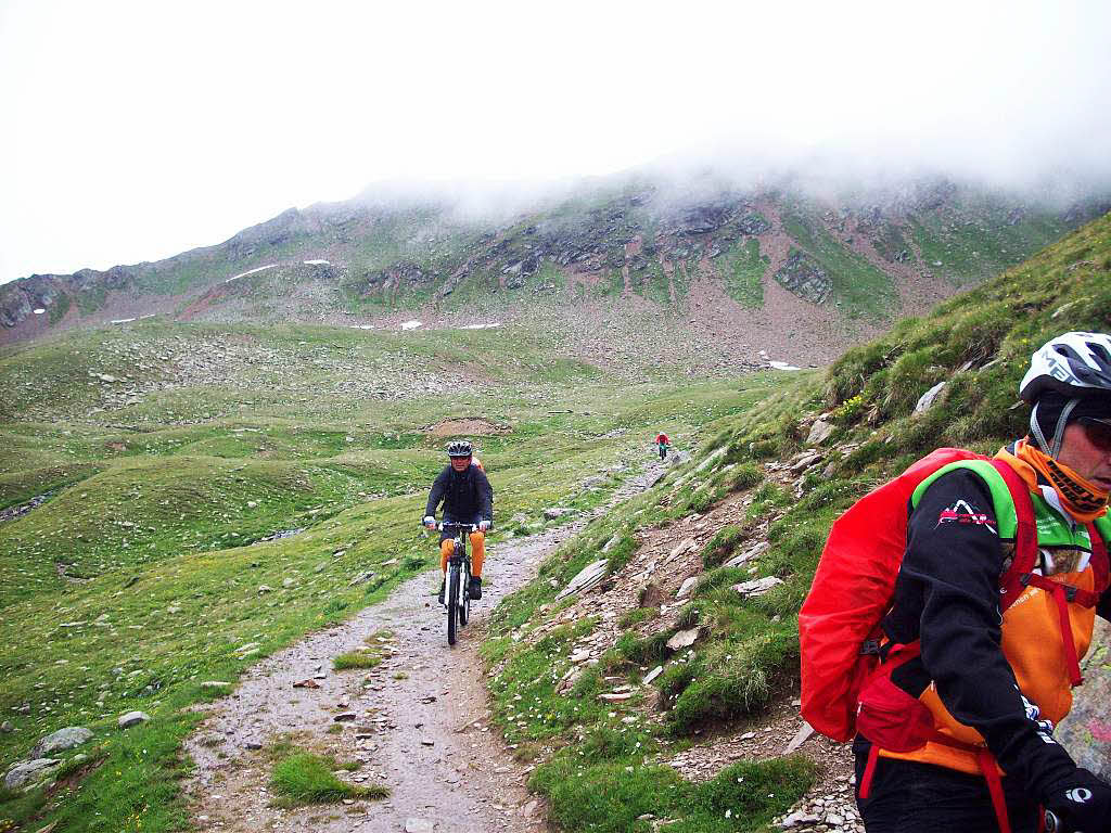 Mit dem Mountainbike ber die Alpen
