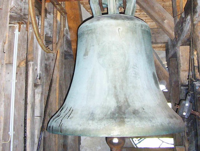 Die Glocken des Doms drfen vorerst ni...nen Riss in einem Tragbalken entdeckt.  | Foto: Christiane Sahli