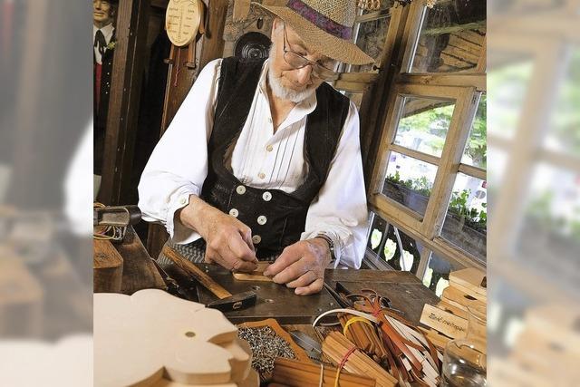 Naturparkmarkt und Handwerksvorfhrungen im Erlebnismuseum Resenhof