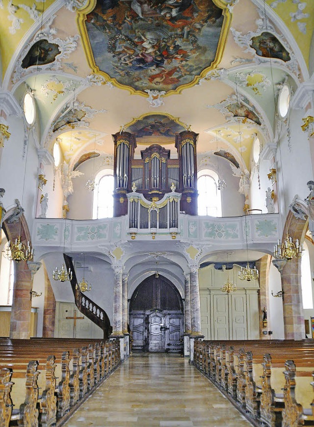 Bekannt fr ihre gute Akustik ist die ... wird jetzt Orgelgeburtstag gefeiert.   | Foto: Julius Steckmeister