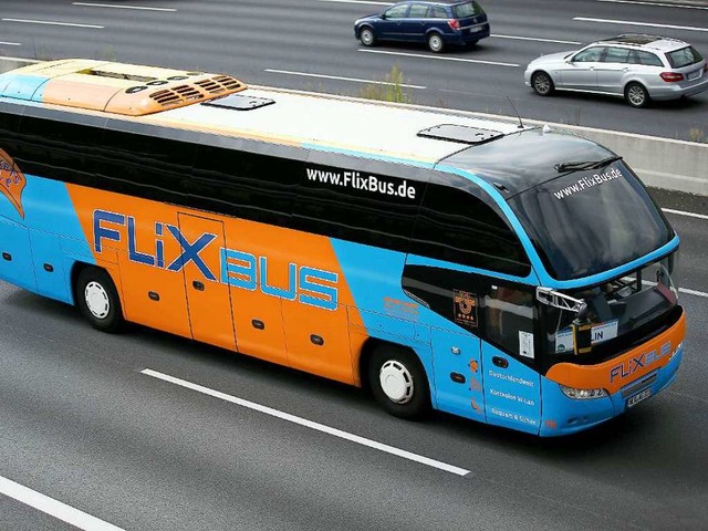 Flixbus geht in Offenburg ab der Haltestelle Gterstrae auf Tour.  | Foto: Fotos: dpa