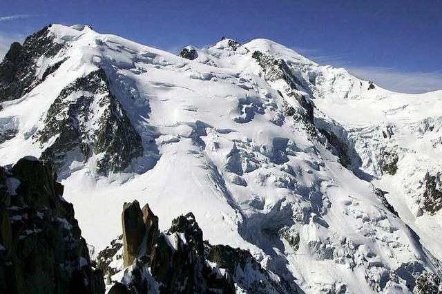 Fnf Alpinisten sterben bei Tour im Montblanc-Massiv