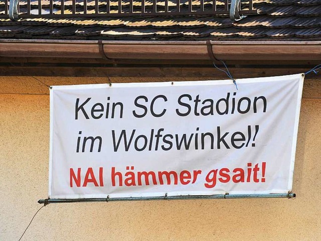 Pro Wolfswinkel will kein Stadion im Wolfswinkel.  | Foto: Rita Eggstein