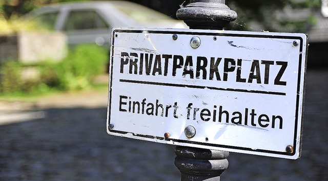 fudder Ampido, parken, Privatparklpatz, Parkplatz  | Foto:  cow - Fotolia.com