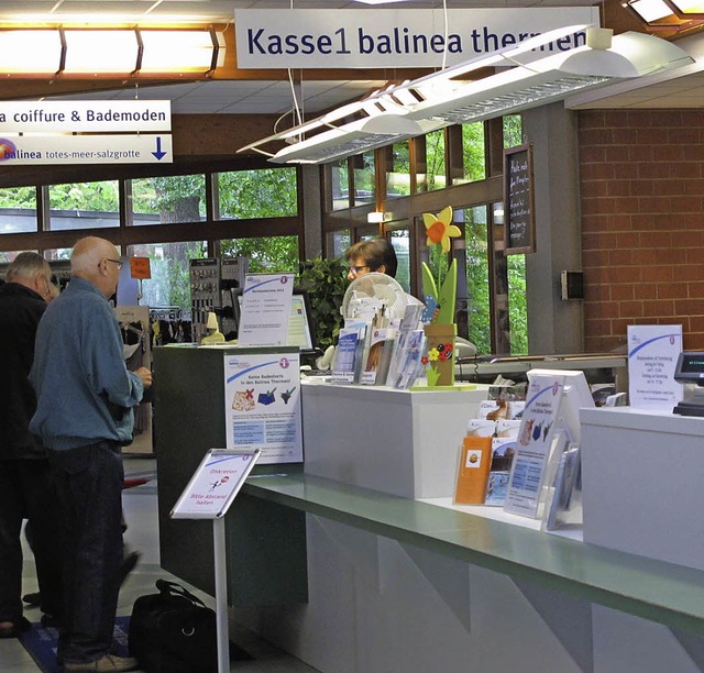 Kassenbereich Balinea Therme  | Foto: Jutta Schtz