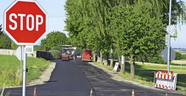 Zu schnell gefahren wird, seit die Str...enbauarbeiten im Juli dieses Jahres.   | Foto: Markus Maier