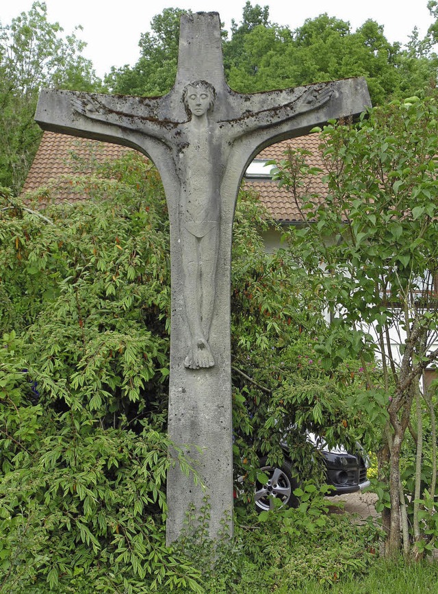 Das Kreuz am Gassenackerweg in Murg   | Foto: Michael Gottstein