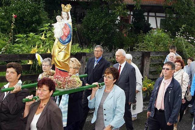 Ganz Schuttern feierte an Maria Himmelfahrt
