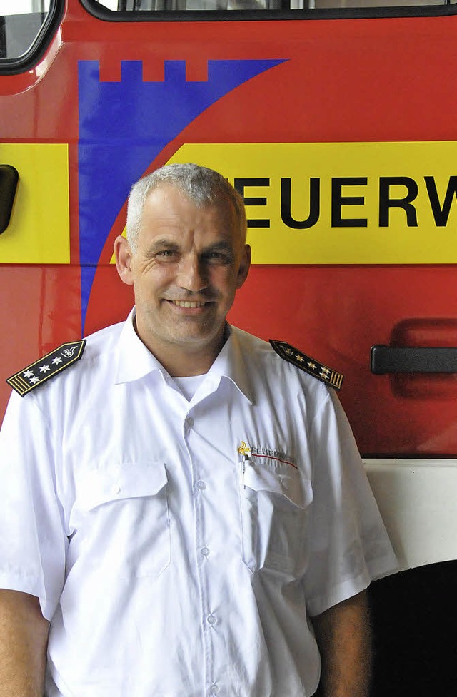 &#8222;Die Feuerwehr Offenburg ist seh... 1. Juli als neuer Kommandant leitet.   | Foto: Helmut Seller