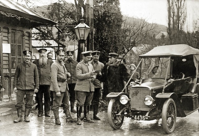 Grenzkontrolle um 1915   | Foto: Dreilndermuseum