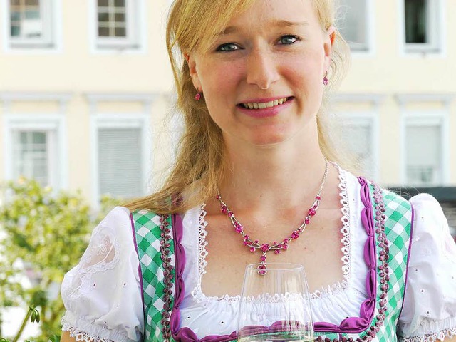 Isabella Vetter, die neue Weinprinzessin fr die Region Breisgau  | Foto: Patrik Mller