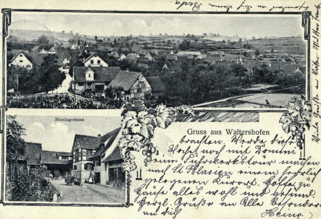 Auf der Panorama-Ansicht dieser Karte ...nd das im Jahr 2000 abgebrochen wurde.  | Foto: Archiv Hans-Jrgen Oehler