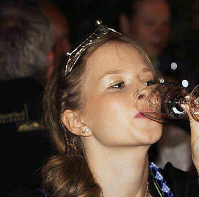 Die neu gekrten Markgrfler Weinprinzessin Melissa Fnfgeld  | Foto: Frowalt Janzer