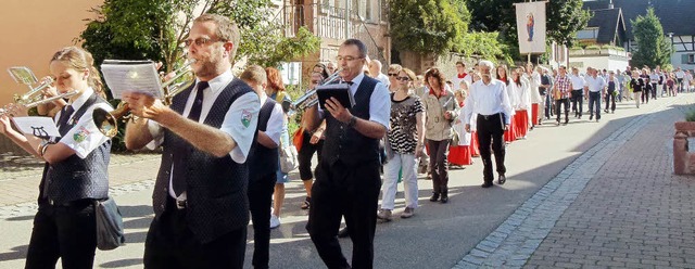Tradition in Hecklingen: Die Gelbnisprozession am vergangenen Sonntag.  | Foto: Anna Maria Klimmek
