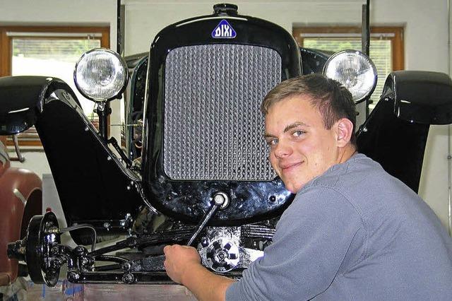 Ausbildungsberuf Karosseriebauer: Andreas Trenkle erlebt einen Teil der Automobilgeschichte