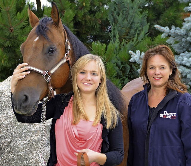 Janine Ketterer hat sich in die Weltsp...ihr freut sich Mutter Laura Ketterer.   | Foto: jul