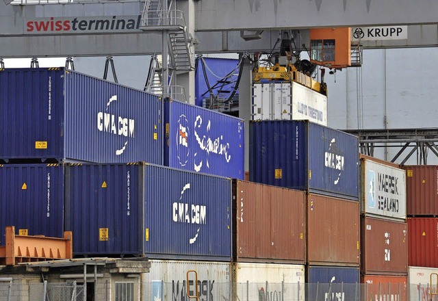 Der  Containerverkehr hat um mehr als drei Prozent zugelegt.   | Foto: gra
