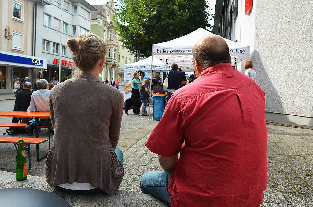 Impressionen vom HaRiBo-Straenkonzert in der Bad Sckinger Innenstadt.