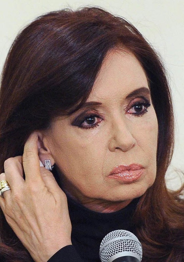 Argentiniens Staatschefin Cristina Fernndez de Kirchner  | Foto: DPA