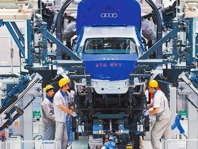 Audi-Montage im chinesischen Changchun  | Foto: dpa