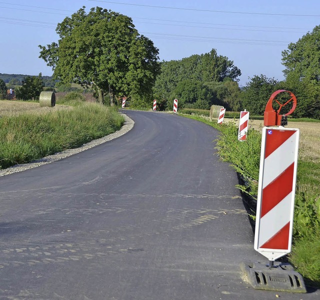 Zu schnell gefahren wird nach Ansicht ...rtschaftsrates auf dem neuen Gupfweg.   | Foto: Markus Maier