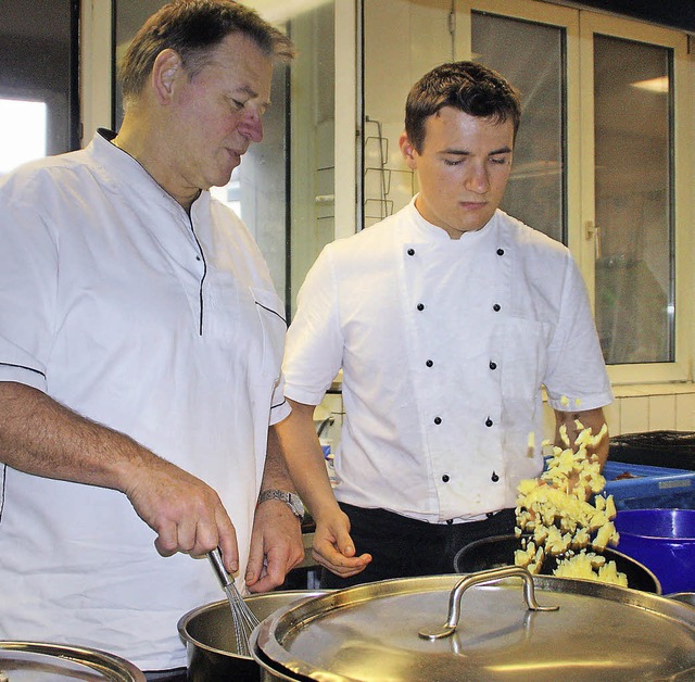 Seine Ausbildung zum Koch hat Stefan F...n Braun in Wehr gerade abgeschlossen.   | Foto: Jrn Kerckhoff