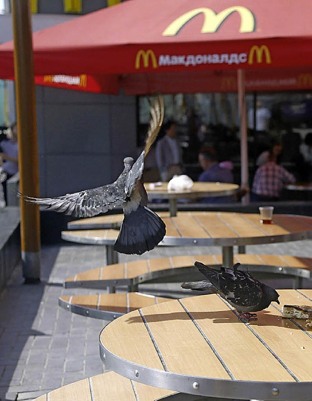 Geschlossen: McDonald&#8217;s-Filialen in Moskau   | Foto: DPA