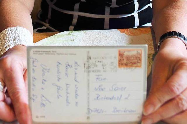 Postkarte kommt nach 23 Jahren in Breitnau an