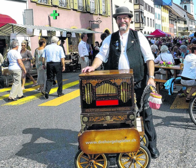 Der Flecken bot die ideale Kulisse fr.... Drehorgeltreffen in Bad Zurzach (ub)  | Foto: Sdkurier