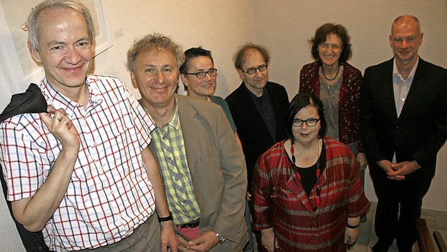 Beteiligen sich als Knstler am Grwih...Rose Vollmer mit Bernhard Stahlberger   | Foto: Peter Schtz