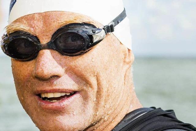 Rheinschwimmer: Professor Fath hat Nordsee erreicht