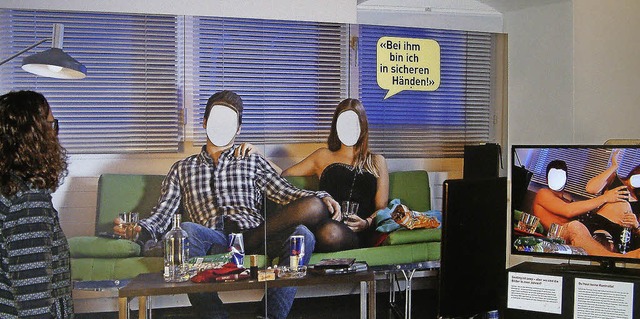 <Text>Tabuthema: Die neue Ausstellung ...uch sexuelle husliche Gewalt</Text>.   | Foto: Roswitha Frey