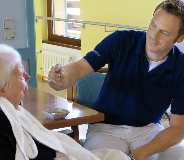 Ralph Schlegel, Leiter des Competence ...rrhein, hospitiert im Haus Schlossberg  | Foto: Privat