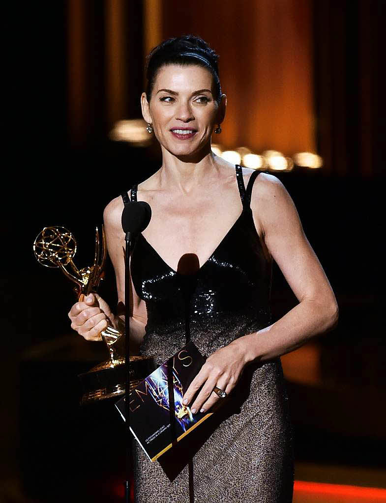Als beste Hauptdarstellerin in „The Good Wife“ wurde Julianna Margulies ausgezeichnet.