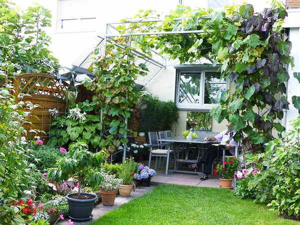 Elisabeth Gut: Wir haben vor 6 Jahren das Haus am Unterbaselweg gekauft, dessen Garten fast ausschlielich aus alten Bumen und Bschen bestand. Hier das Resultat unserer Arbeit!
