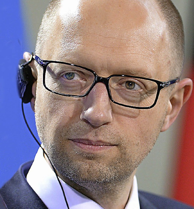 Umworben: MinisterprsidentArsenij Jazenjuk   | Foto: dpa